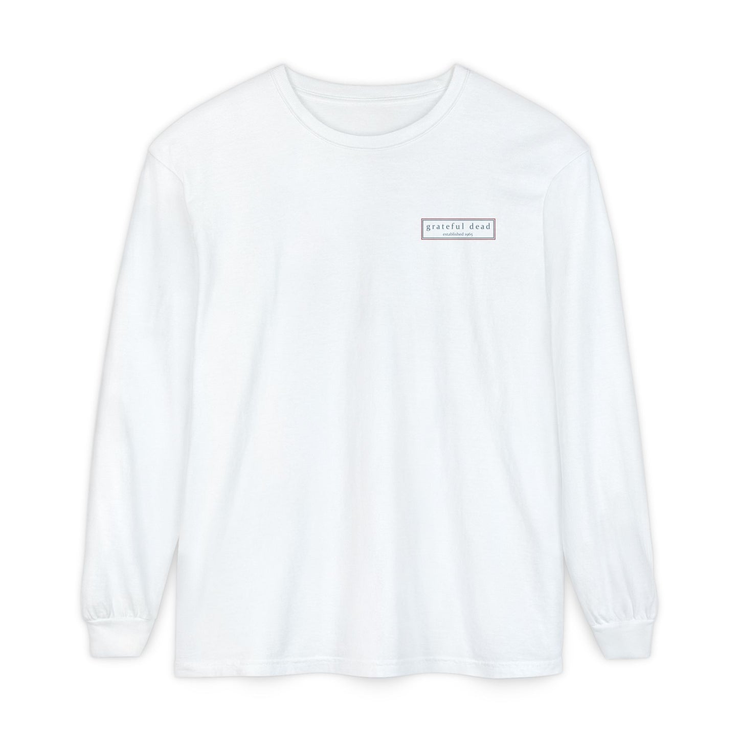 Grateful Dead Jerry Garcia Two-Sided Vineyard Collection Garment-dyed Long Sleeve T-Shirt