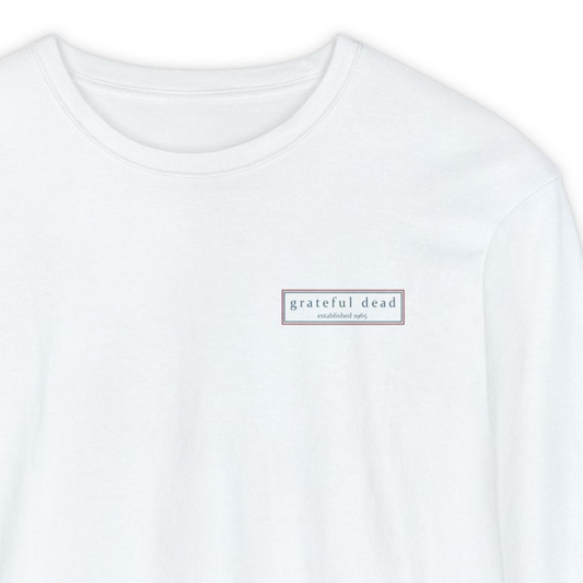 Grateful Dead Jerry Garcia Two-Sided Vineyard Collection Garment-dyed Long Sleeve T-Shirt