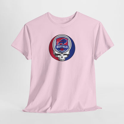 Life is dead. Grateful Grateful Gridiron Collection Buffalo Football Edition Stealie Unisex T-Shirt