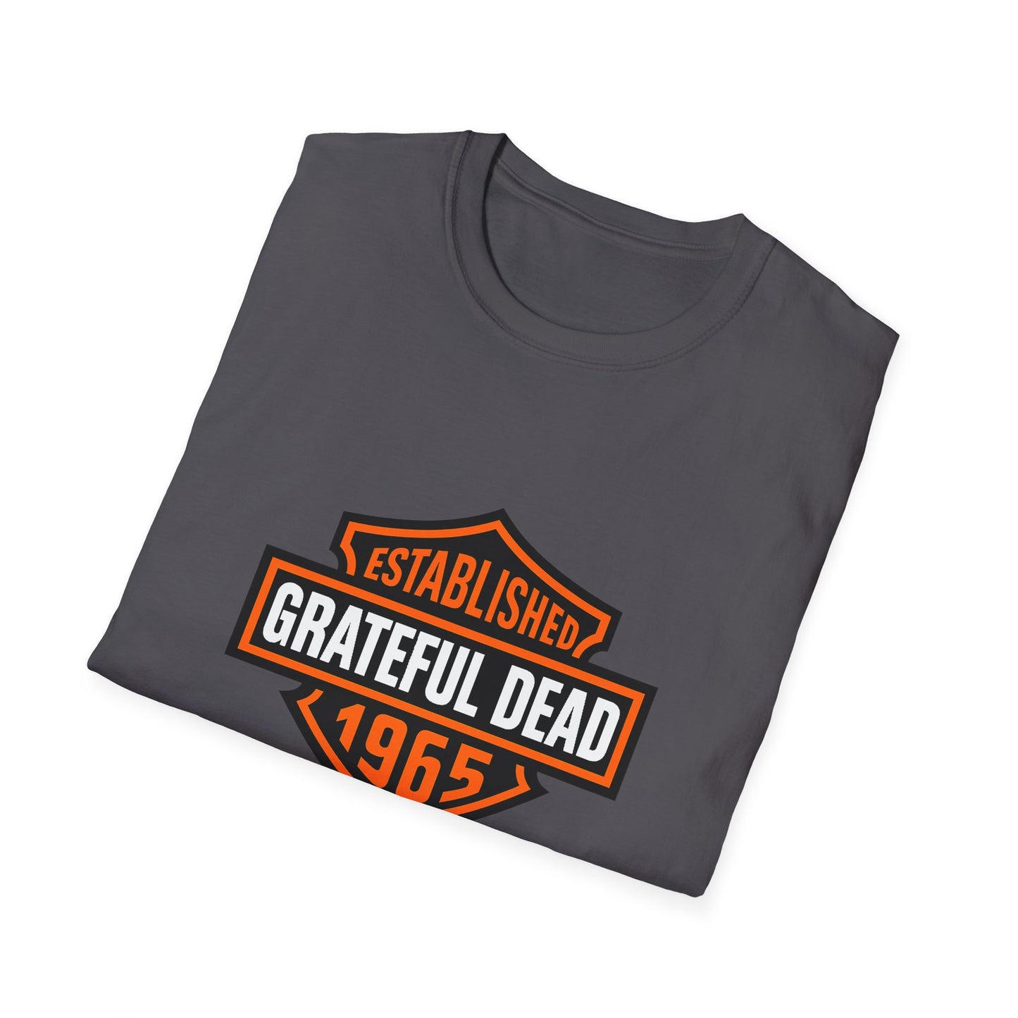 Harley Style Grateful Dead Logo Biker Tee