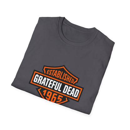 Harley Style Grateful Dead Logo Biker Tee