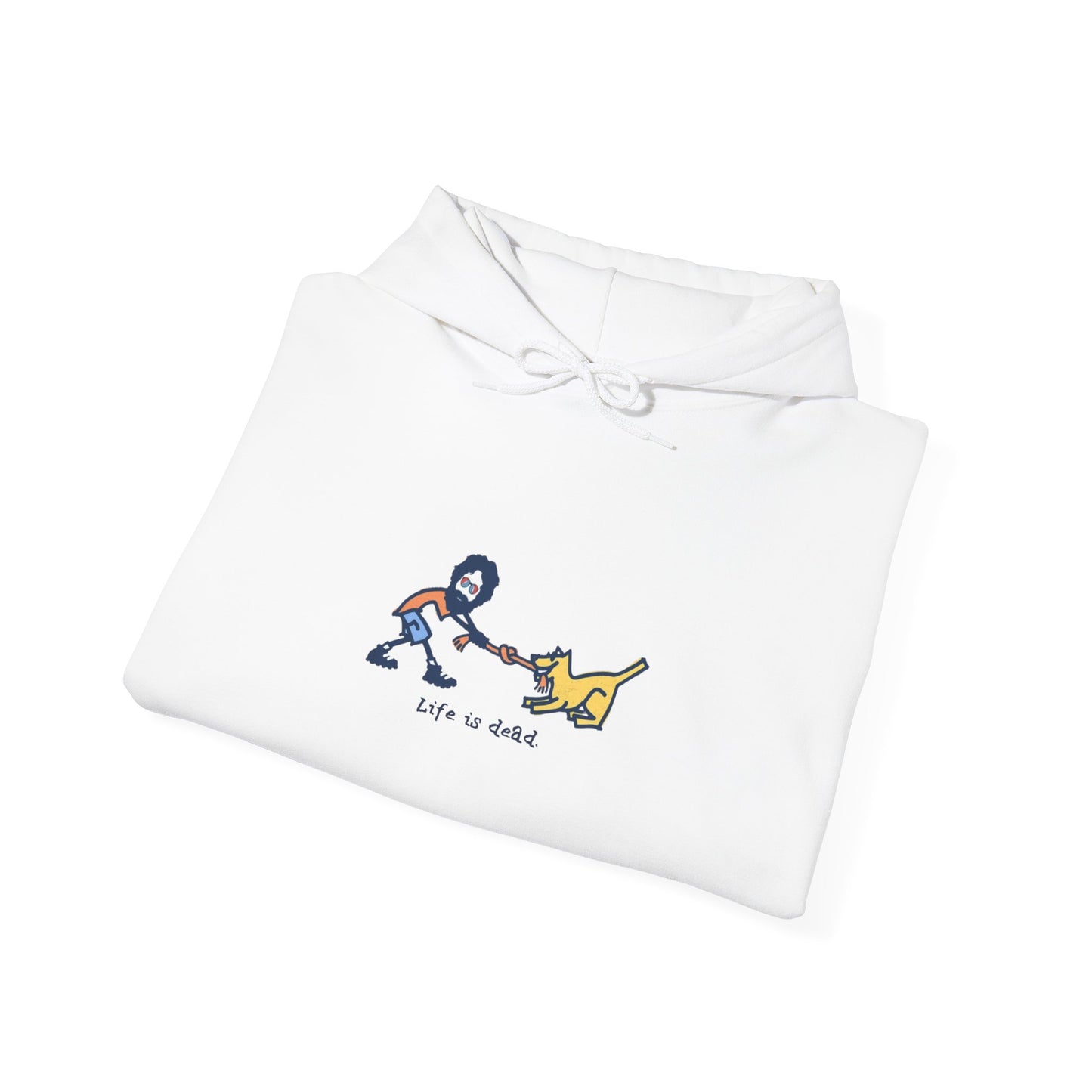 Life is dead. Jerry and His Best Friend Grateful Dead Unisex Hoodie