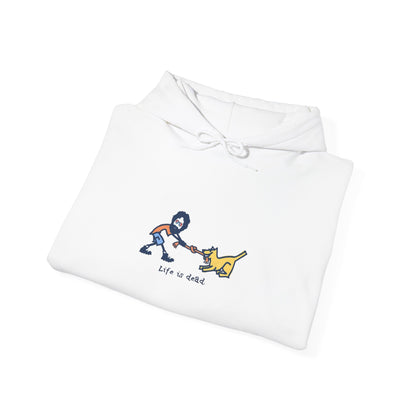 Life is dead. Jerry and His Best Friend Grateful Dead Unisex Hoodie