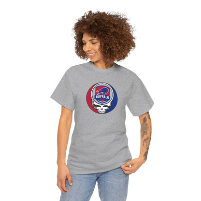 Life is dead. Grateful Grateful Gridiron Collection Buffalo Football Edition Stealie Unisex T-Shirt