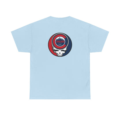 Chicago Cubs Two-Sided Grateful Dead Steal Your Face T-Shirt - MLB