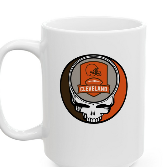 Cleveland Football Stealie Ceramic Coffee Mug - NFL