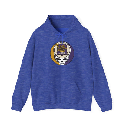 Baltimore Football Stealie Grateful Dead Hoodie - NFL