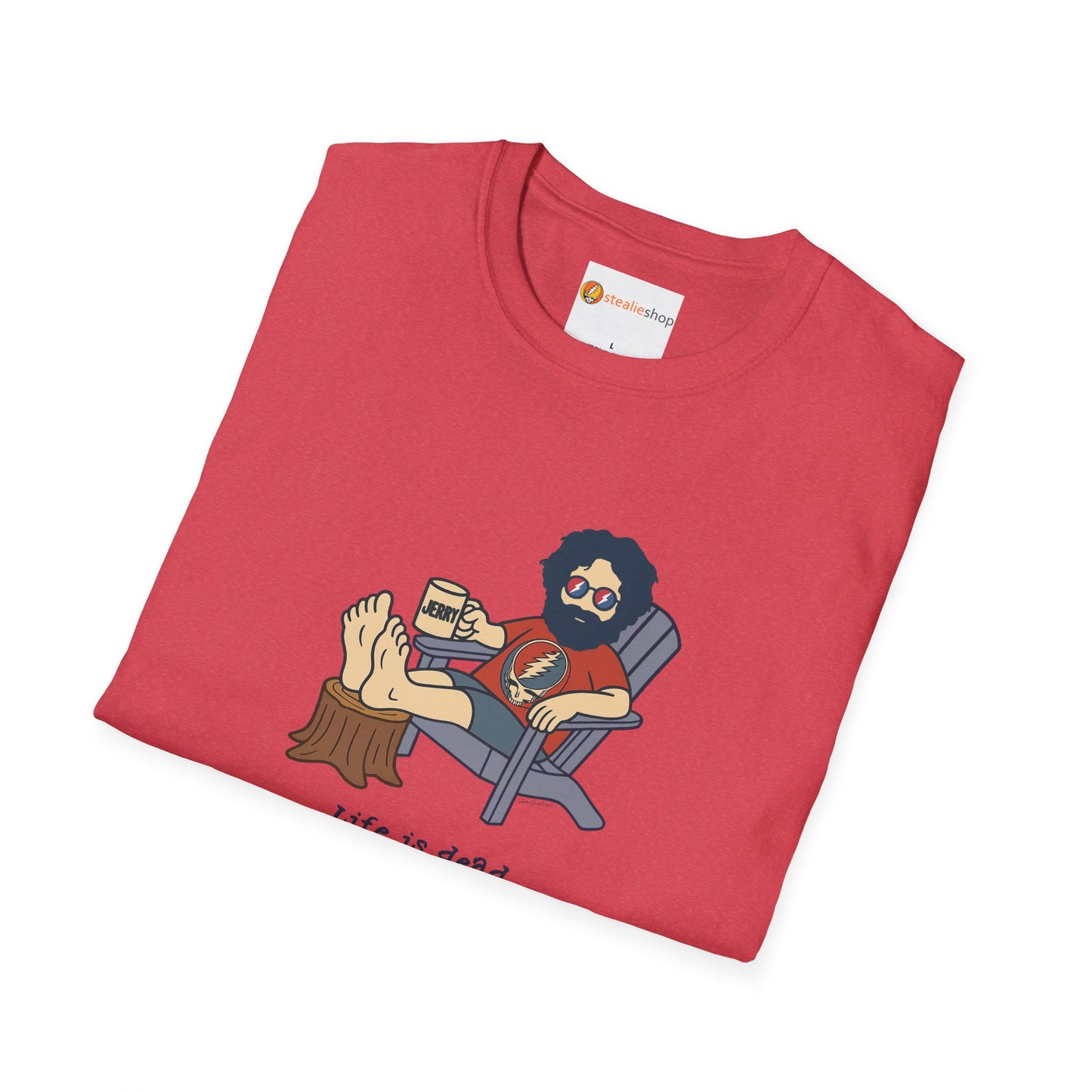 Grateful Dead - Life is dead. Adirondack Jerry T-Shirt