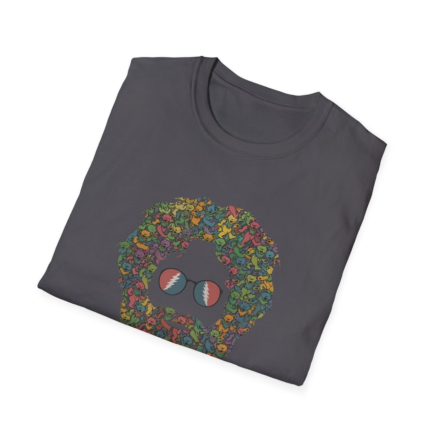 Jerry Garcia Dancing Bears Face - Vineyard Collection Grateful Dead TShirt