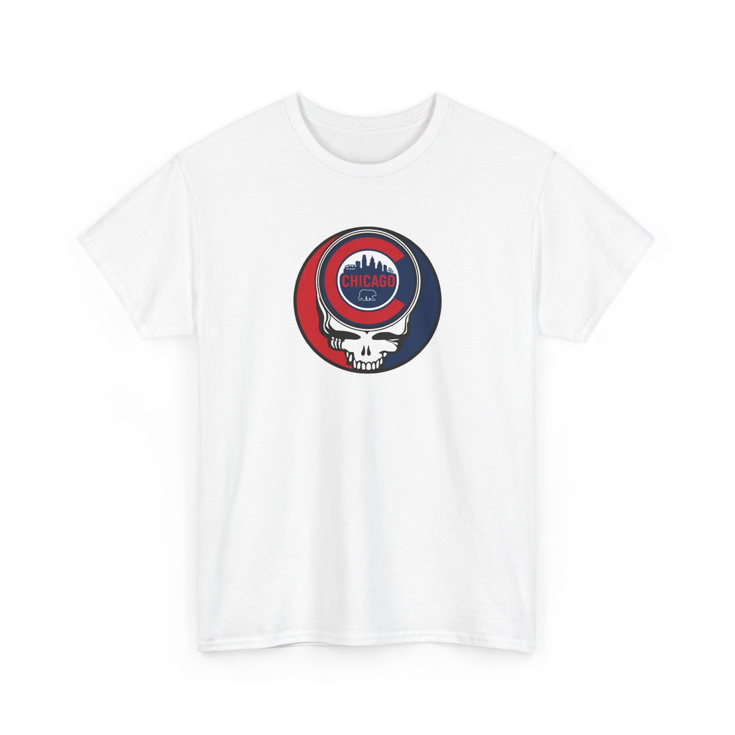 Chicago Cubs Grateful Dead Steal Your Face T-Shirt - MLB