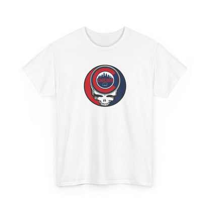 Chicago Cubs Grateful Dead Steal Your Face T-Shirt - MLB