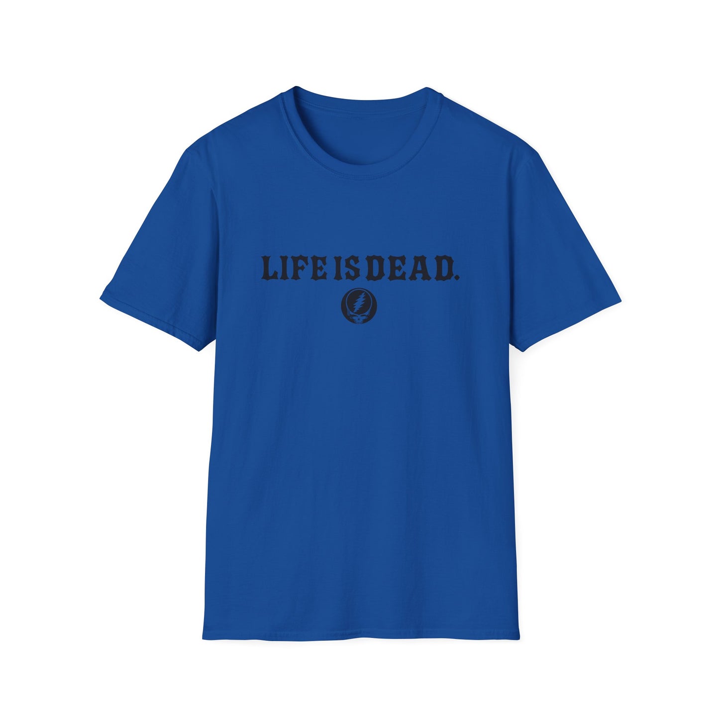 Shreddin' Jerry - Life is dead. Two-Sided Print Grateful Dead TShirt