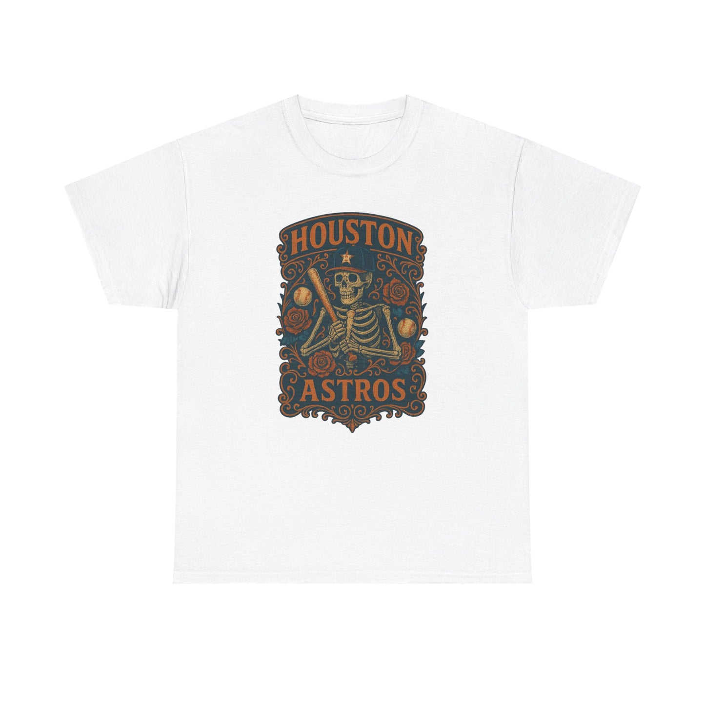 Houston Astros Retro Poster Art T-shirt