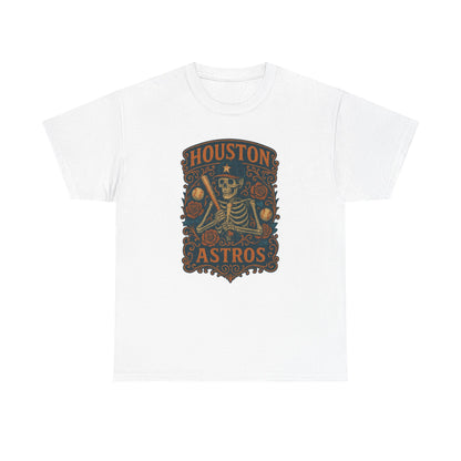Houston Astros Retro Poster Art T-shirt