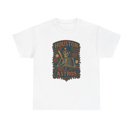 Houston Astros Retro Poster Art T-shirt