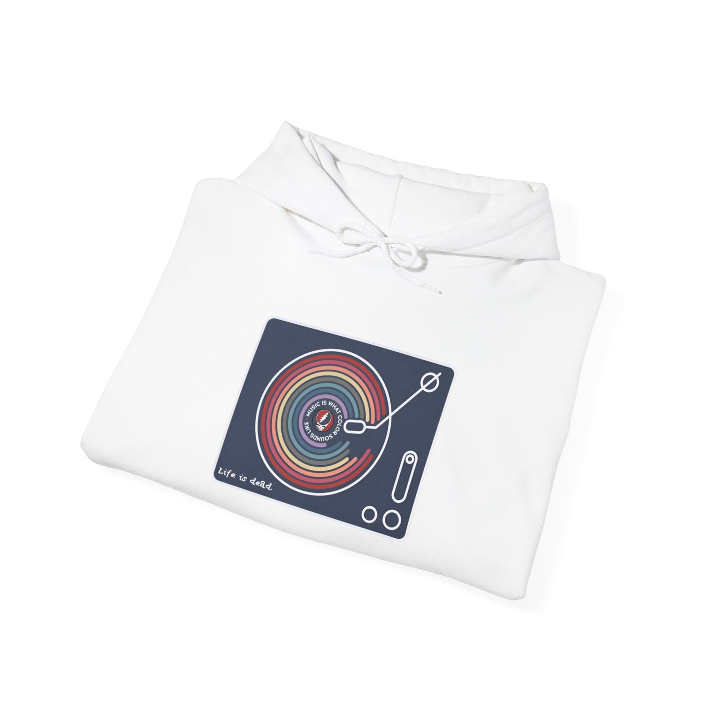 Life is dead. 'Music Is What Colors Sound Like' Grateful Dead Unisex Hoodie