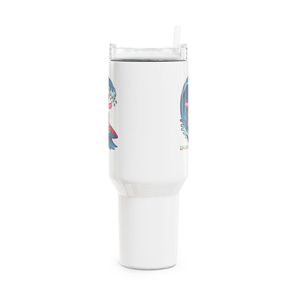 Surfin' Bear "Fat Man" Tumbler,  Double Insulated 40oz Travel Mug