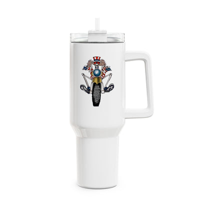 Psychle Sam "Fat Man" Tumbler,  Double Insulated 40oz Travel Mug