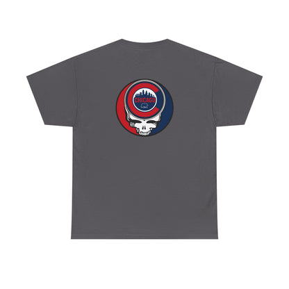 Chicago Cubs Two-Sided Grateful Dead Steal Your Face T-Shirt - MLB