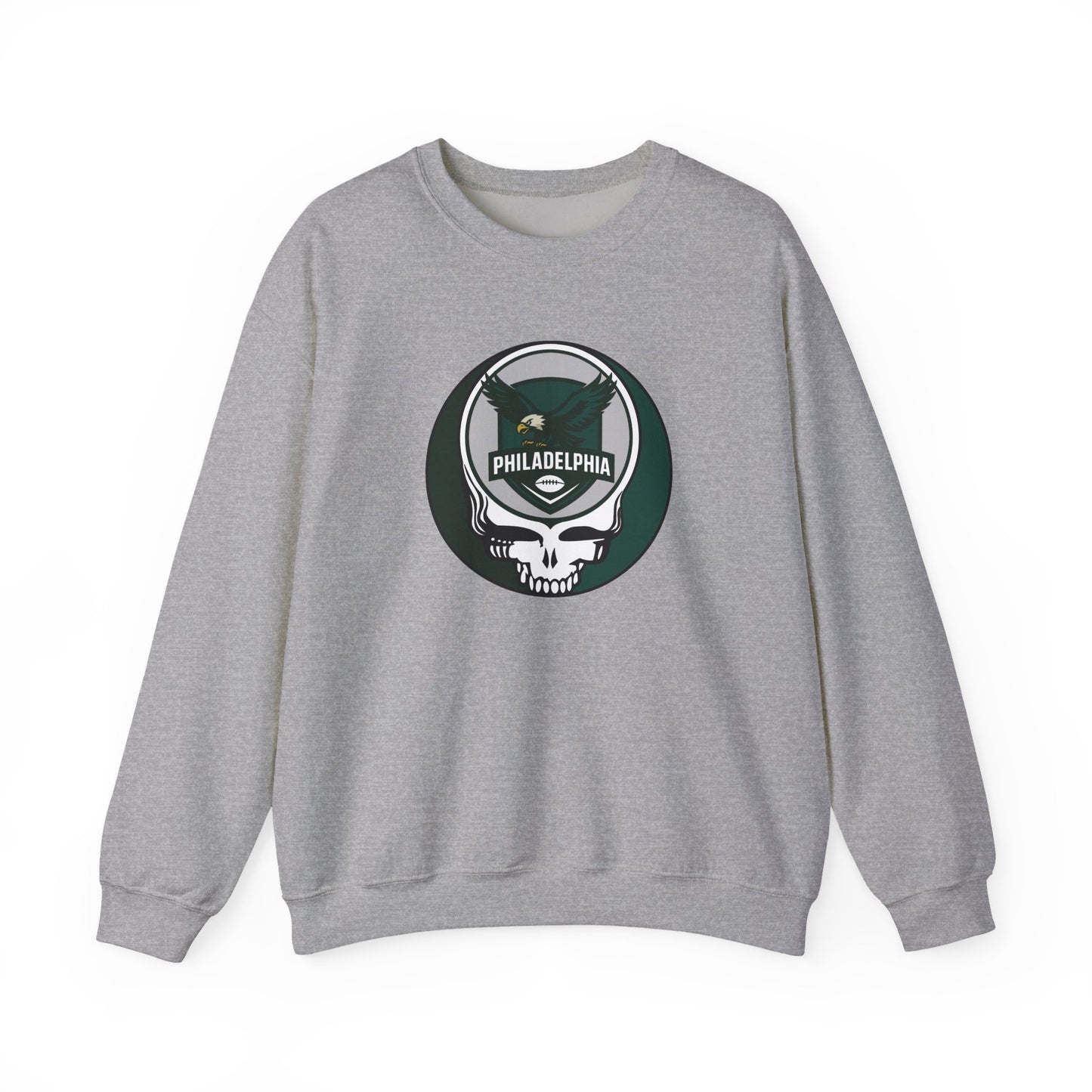 Philadelphia Football Grateful Dead Stealie Crewneck Sweatshirt - NFL