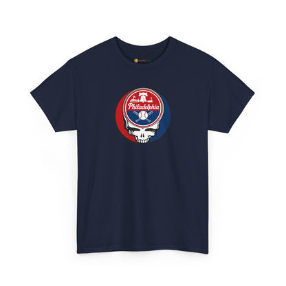Philadelphia Phillies Grateful Dead Steal Your Face T-Shirt - MLB