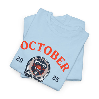 Detroit Tigers Playoffs 2025 Stealie Grateful Dead Tshirt