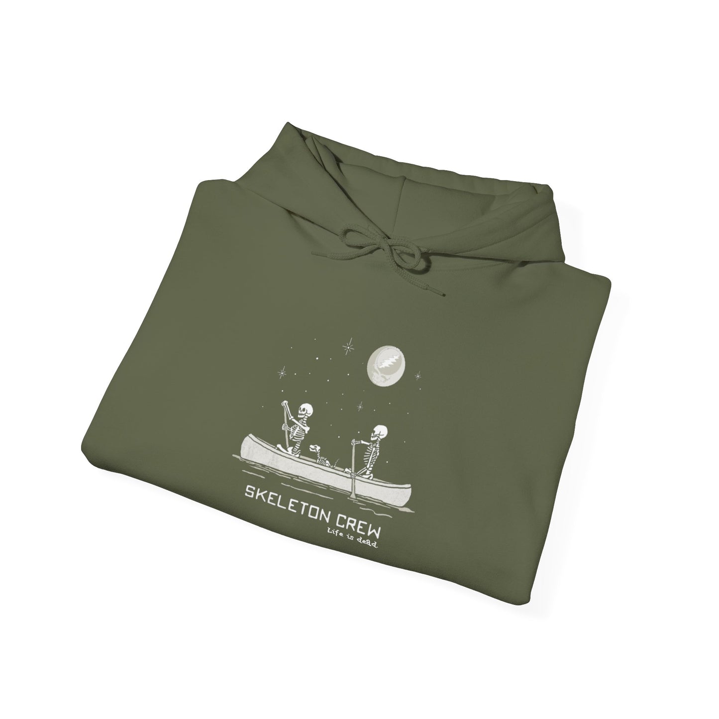Life is dead. Skeleton Crew Grateful Dead Unisex Hoodie