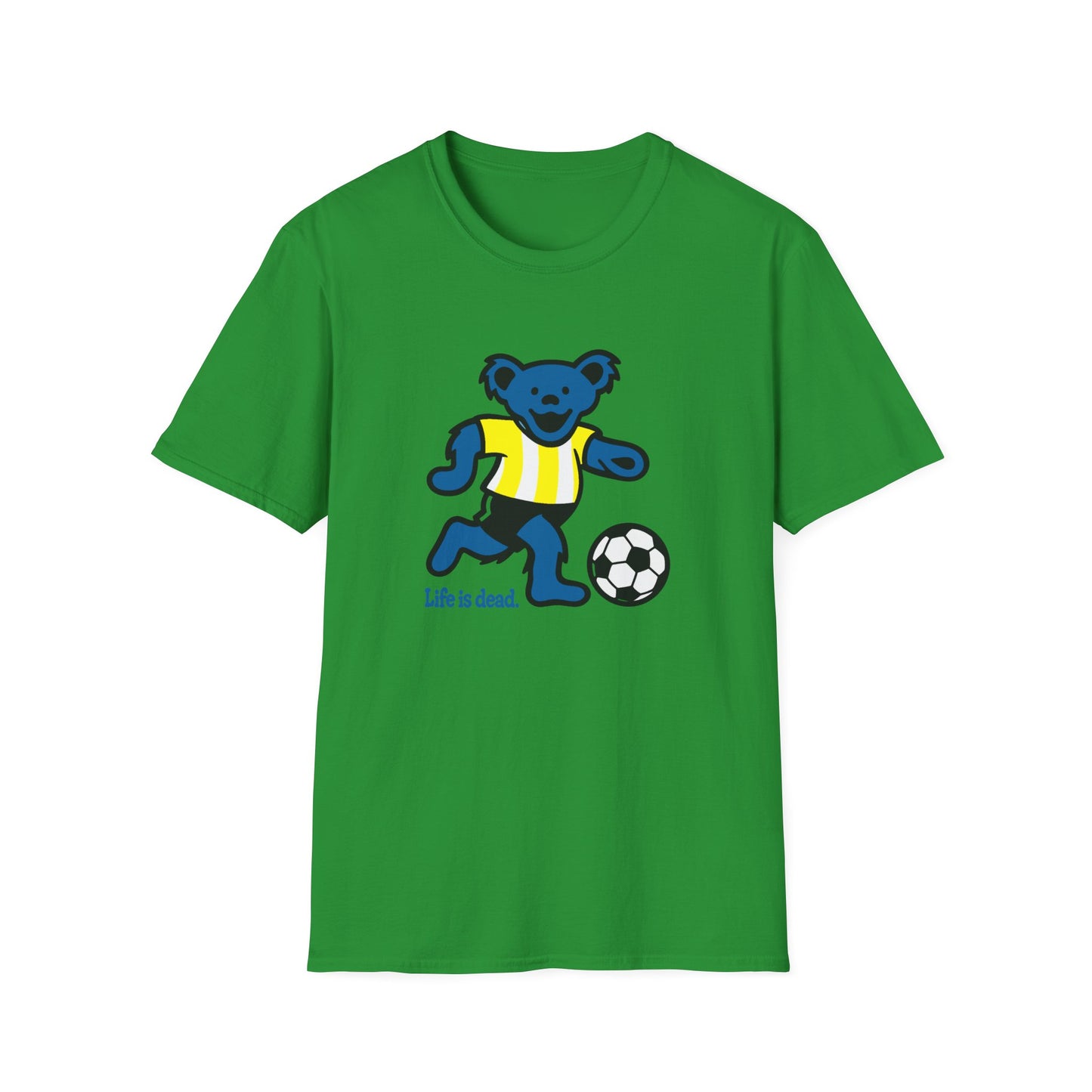 Futbol Bear - Life is dead. Grateful Dead TShirt