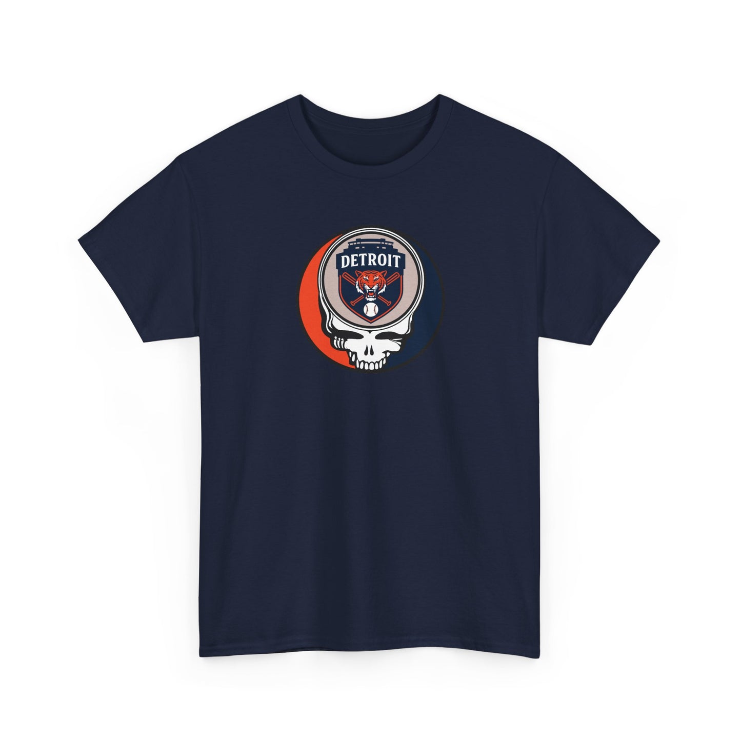 Detroit Tigers Grateful Dead Steal Your Face T-Shirt - MLB