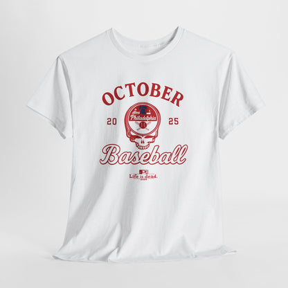 Philadelphia Phillies Playoffs 2025 Stealie Grateful Dead Tshirt