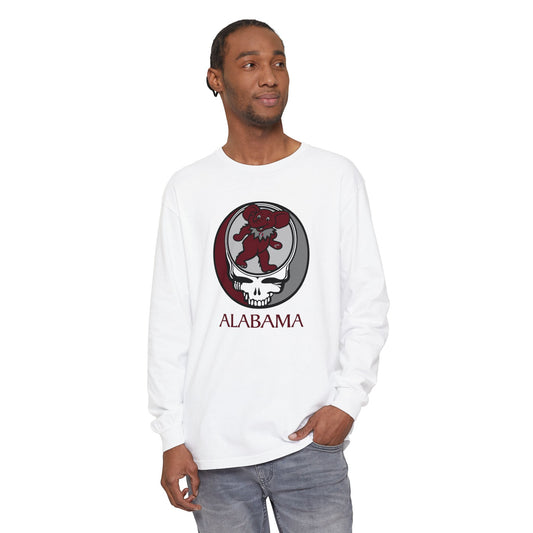 Alabama Stealie | University Collection Garment-Dyed Long Sleeve T-Shirt