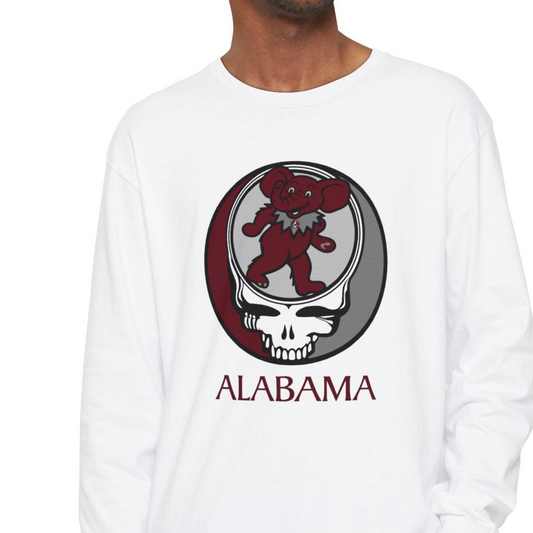 Alabama Stealie | University Collection Garment-Dyed Long Sleeve T-Shirt