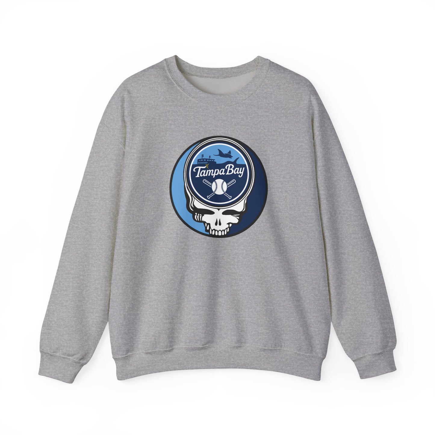 Tampa Bay Rays Stealie Grateful Dead Crewneck Sweatshirt - MLB