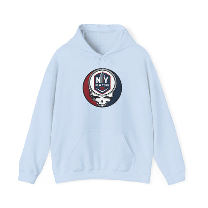 New York Football Stealie Grateful Dead Hoodie Sweatshirt - NFL