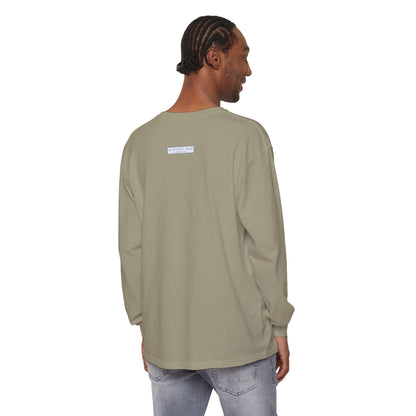 Patchwork Bear Double-Sided Vineyard Collection Garment-dyed Long Sleeve T-Shirt