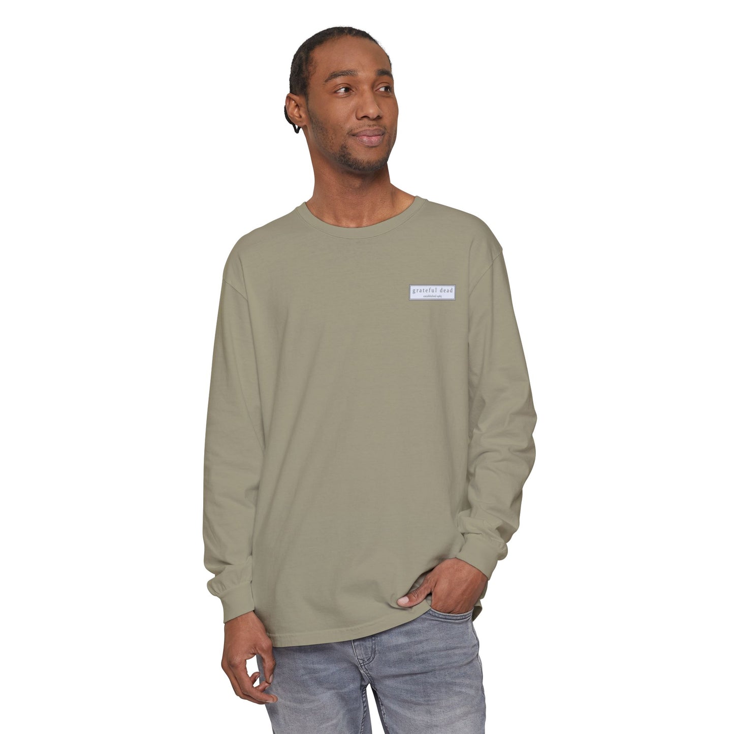 Jerry's Takin' The Bus Two-Sided Vineyard Collection Garment-dyed Long Sleeve T-Shirt