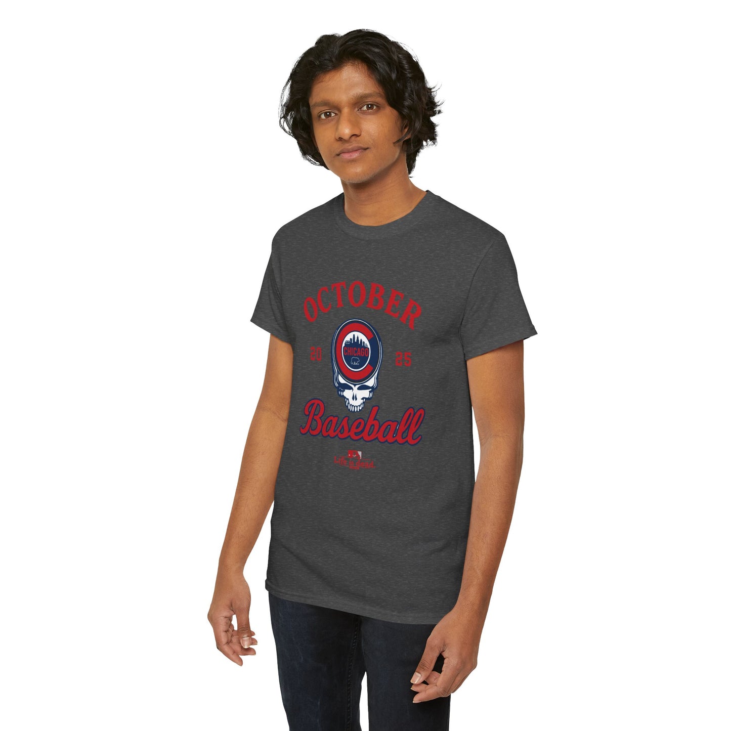 Chicago Cubs Playoffs 2025 Stealie Grateful Dead Tshirt