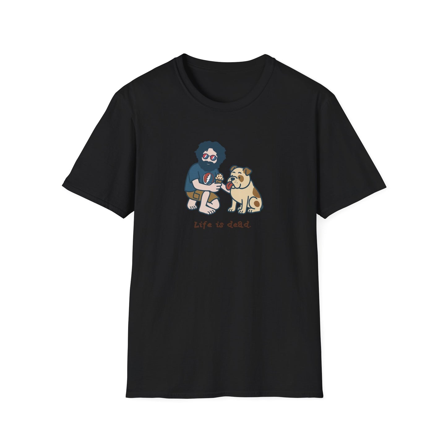 Jerry and Frank are Sharin' - Life is dead. Grateful Dead TShirt