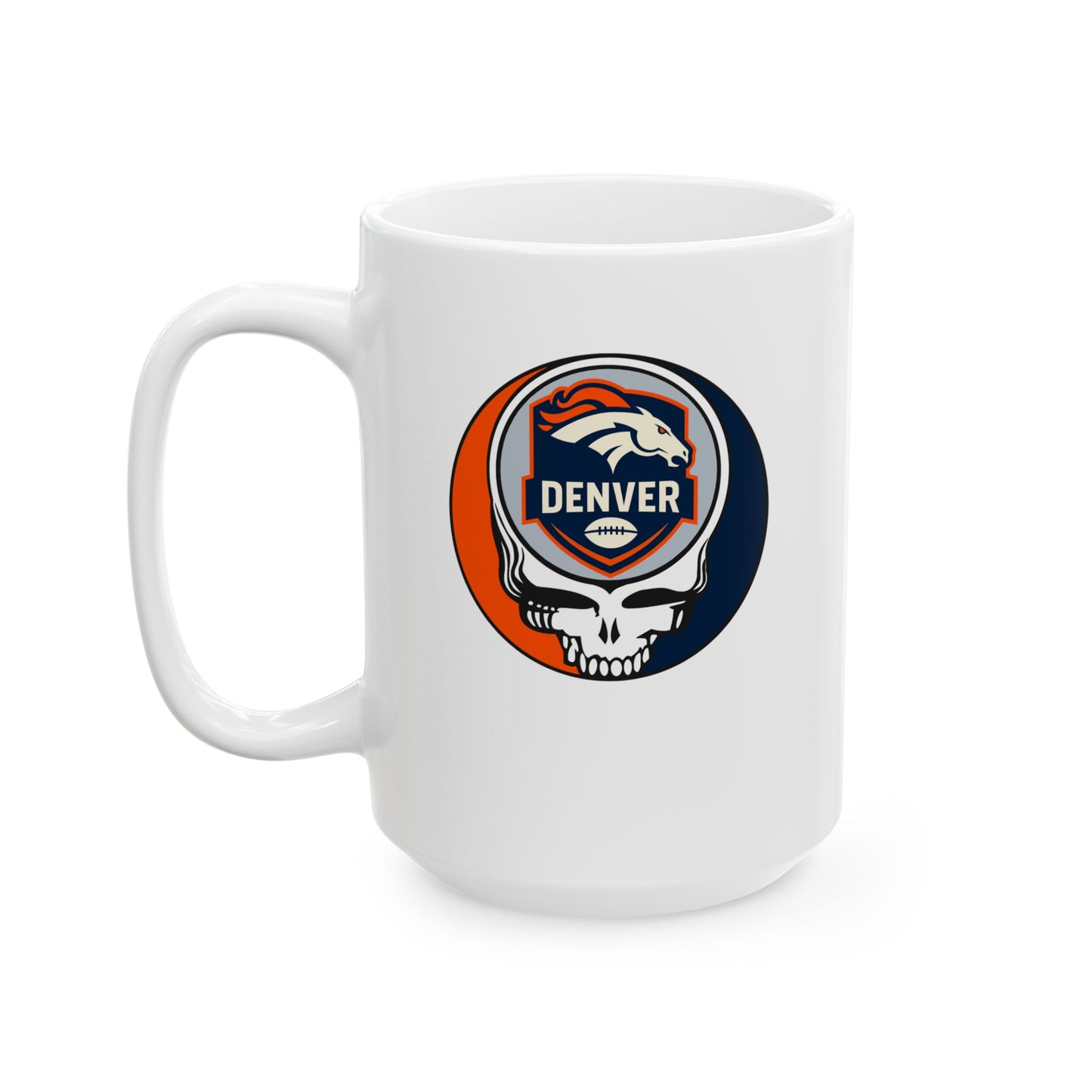 Denver Football Stealie Ceramic Coffee Mug - NFL