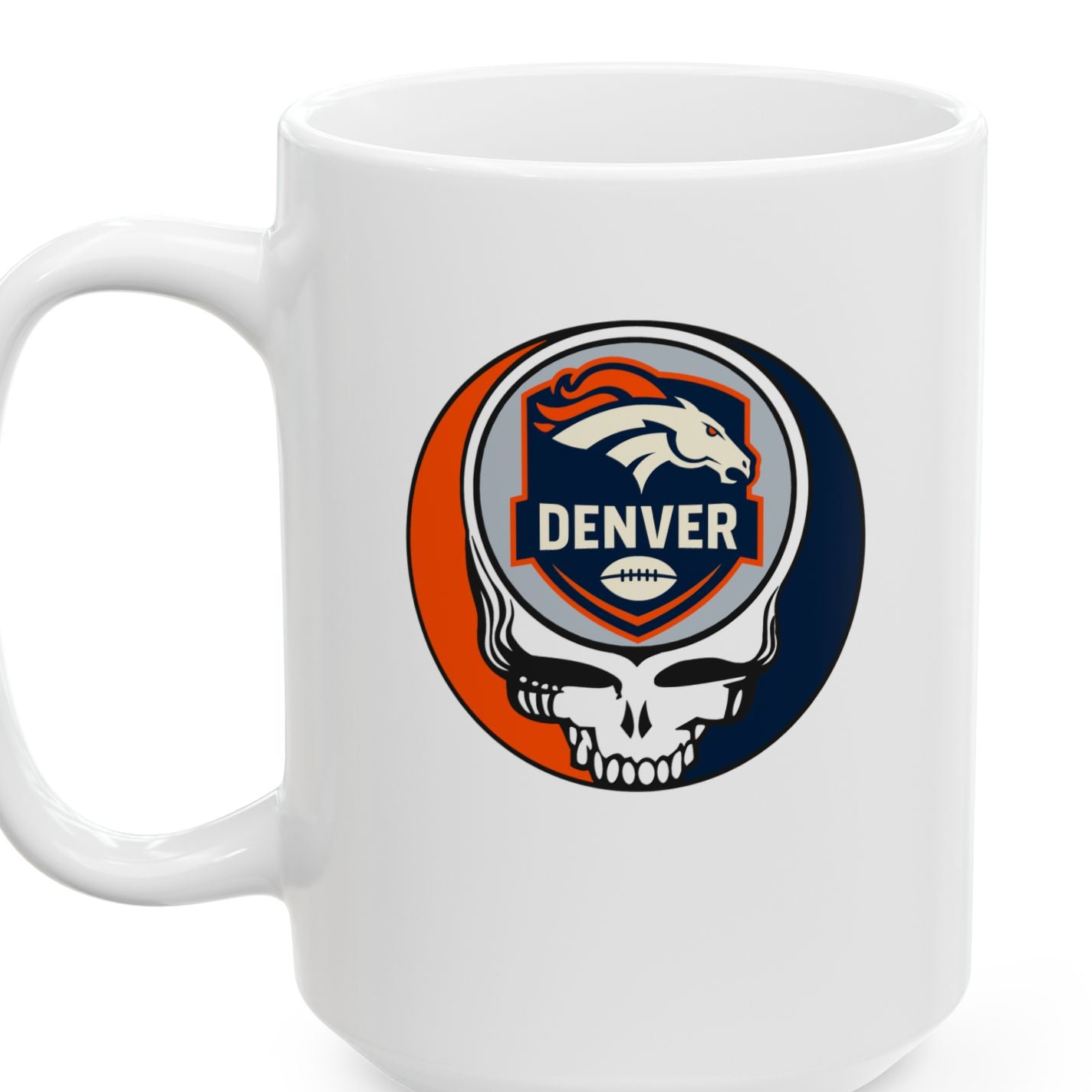 Denver Football Stealie Ceramic Coffee Mug - NFL