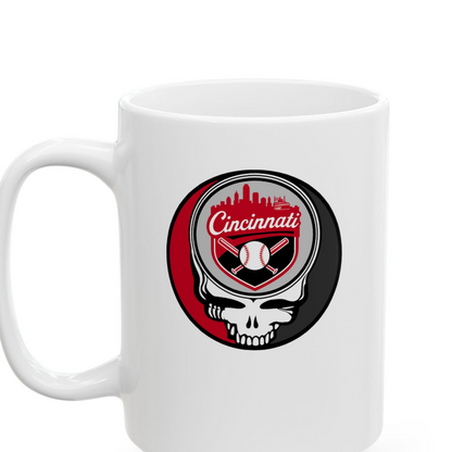 Cincinnati Reds Stealie Ceramic Mug - MLB