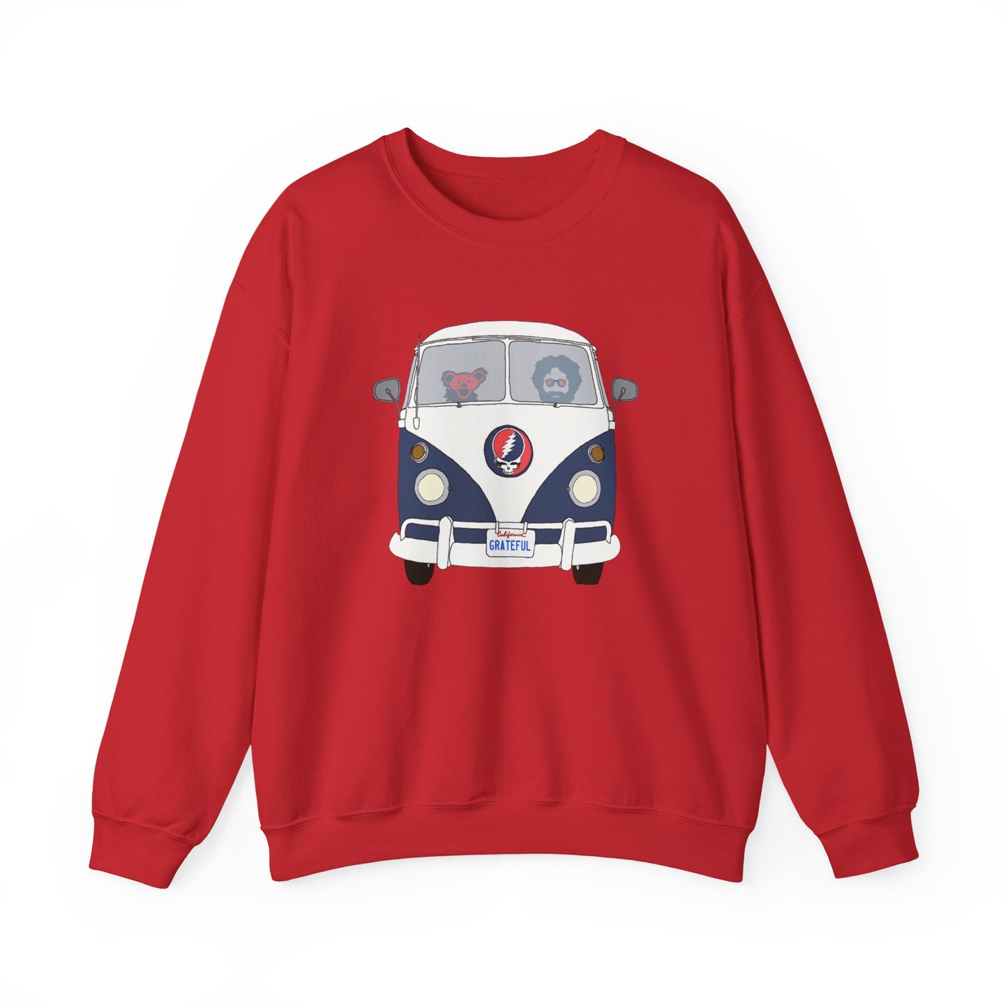 Jerry's Takin' The Bus Life is dead. Crewneck Sweatshirt