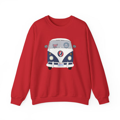 Jerry's Takin' The Bus Life is dead. Crewneck Sweatshirt