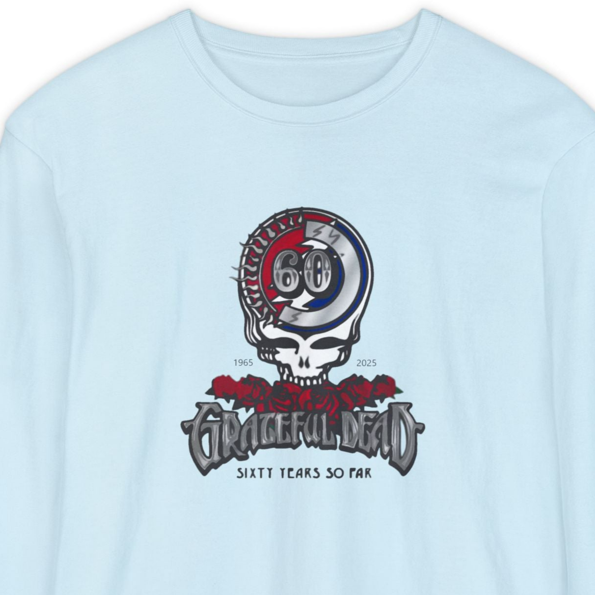 Grateful Dead 60th Anniversary Vineyard Collection Garment-dyed Long Sleeve T-Shirt