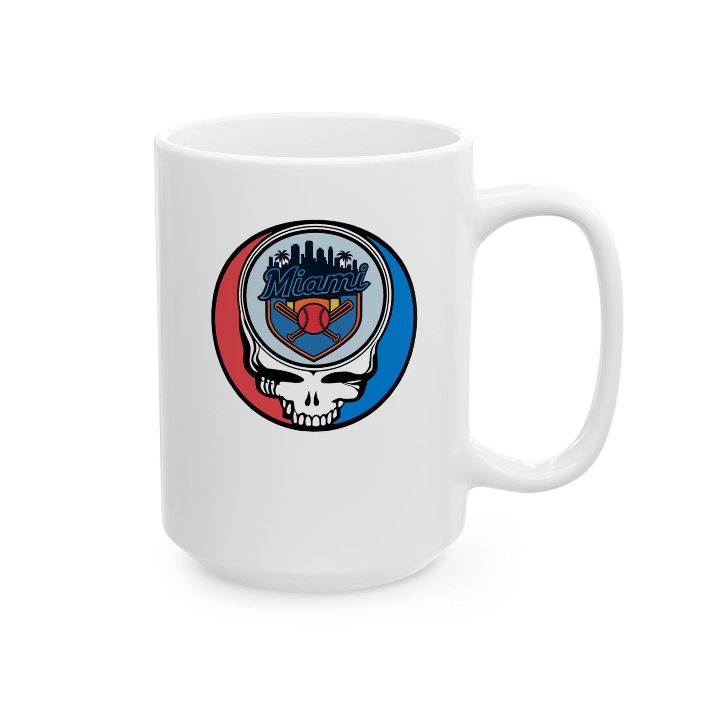 Miami Marlins Stealie Ceramic Mug - MLB