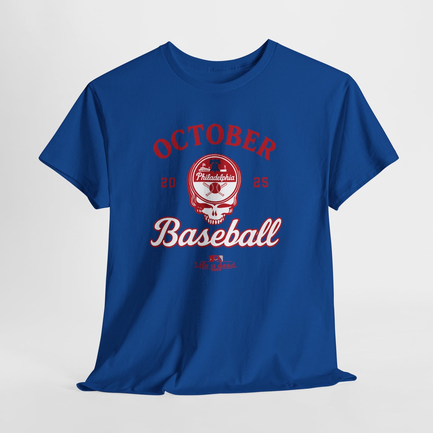 Philadelphia Phillies Playoffs 2025 Stealie Grateful Dead Tshirt
