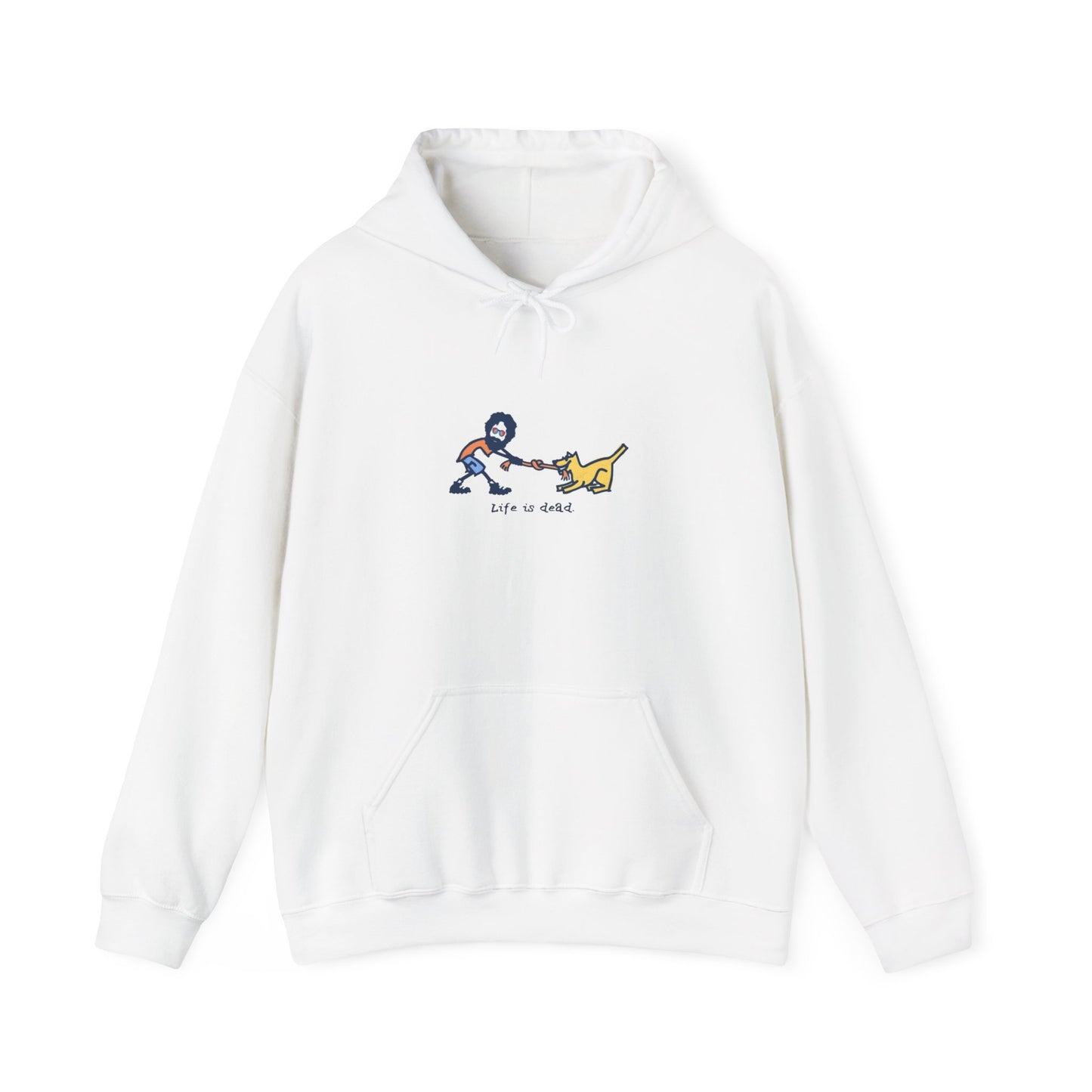 Life is dead. Jerry and His Best Friend Grateful Dead Unisex Hoodie