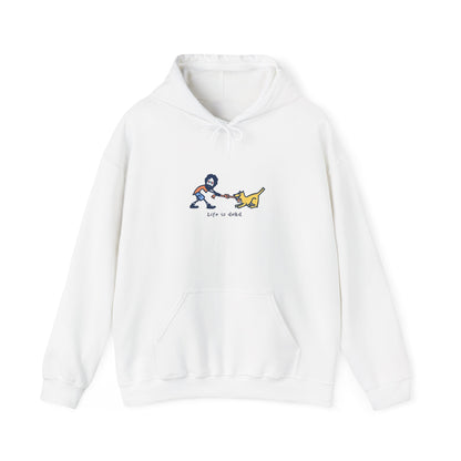 Life is dead. Jerry and His Best Friend Grateful Dead Unisex Hoodie