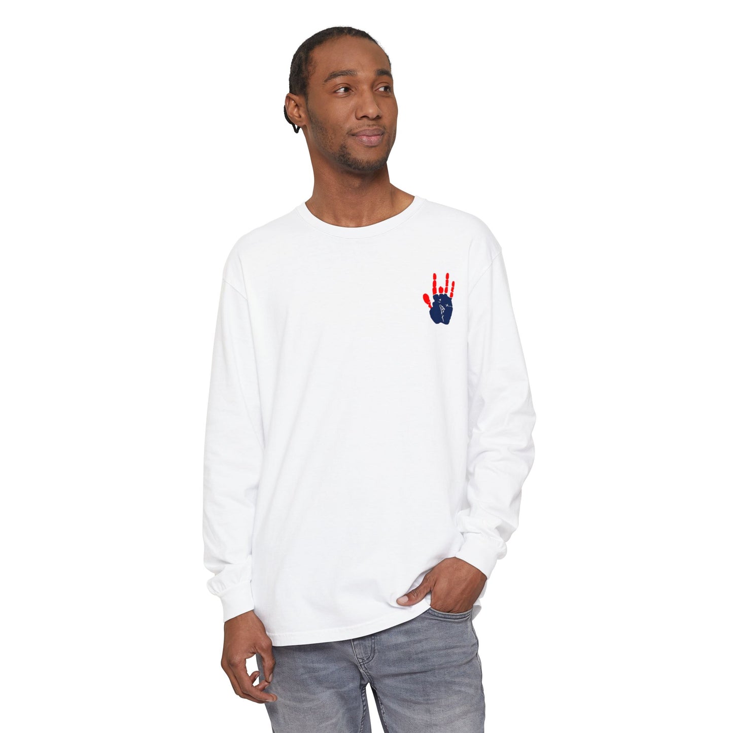 Jerry's Hand Two-Sided Vineyard Collection Garment-dyed Long Sleeve T-Shirt