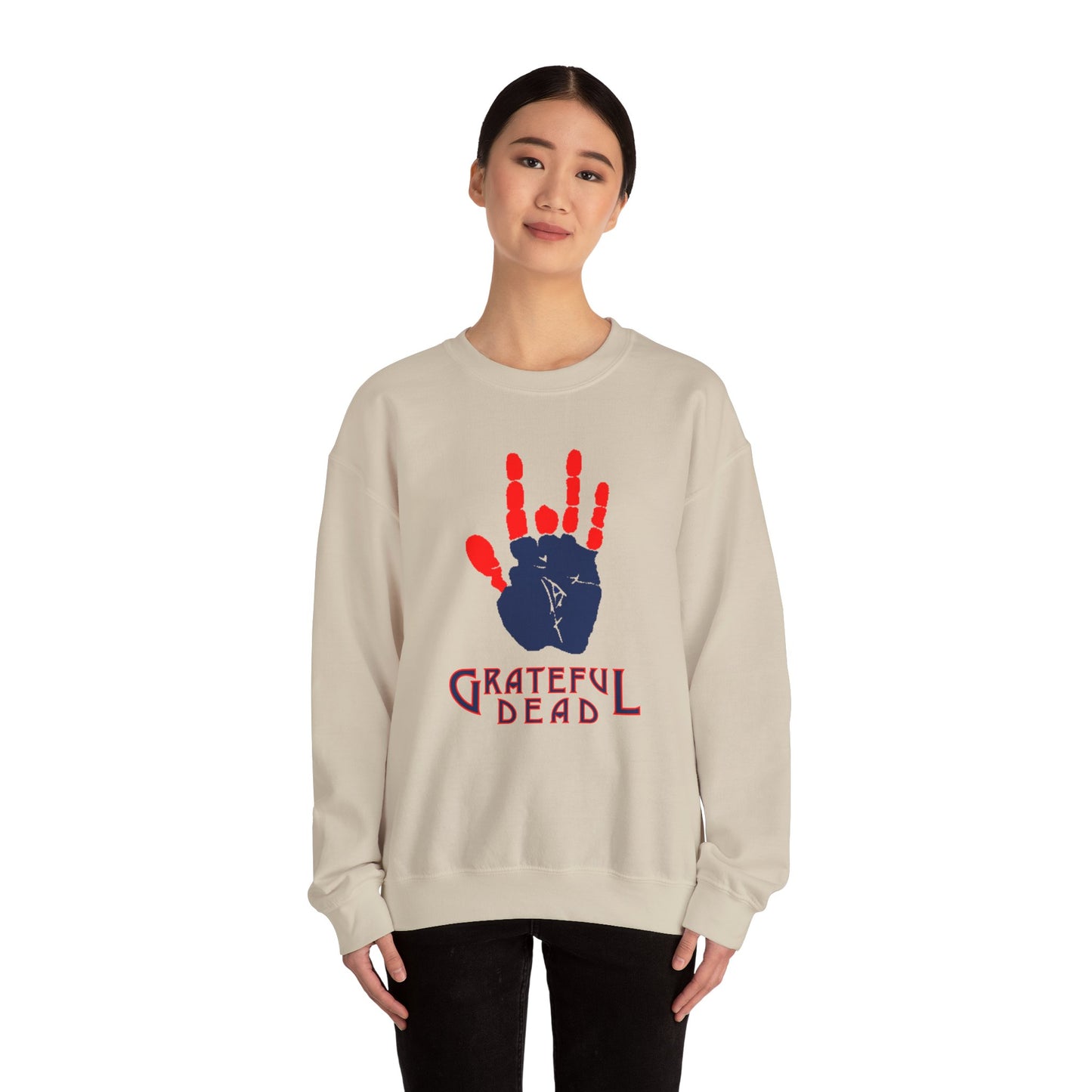 Jarry's Hand | Life is dead. Crewneck Sweatshirt